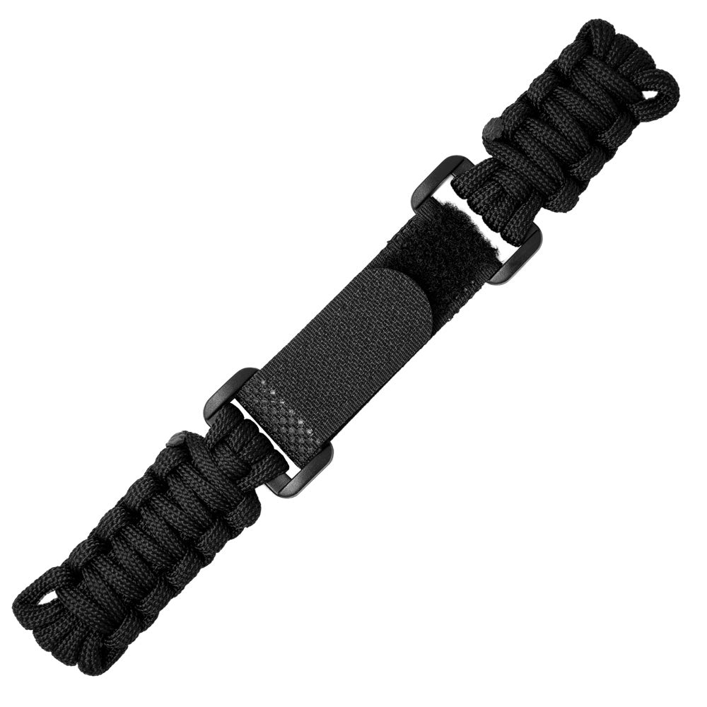 H3TACTICAL Paracordband schwarz - 20-22mm