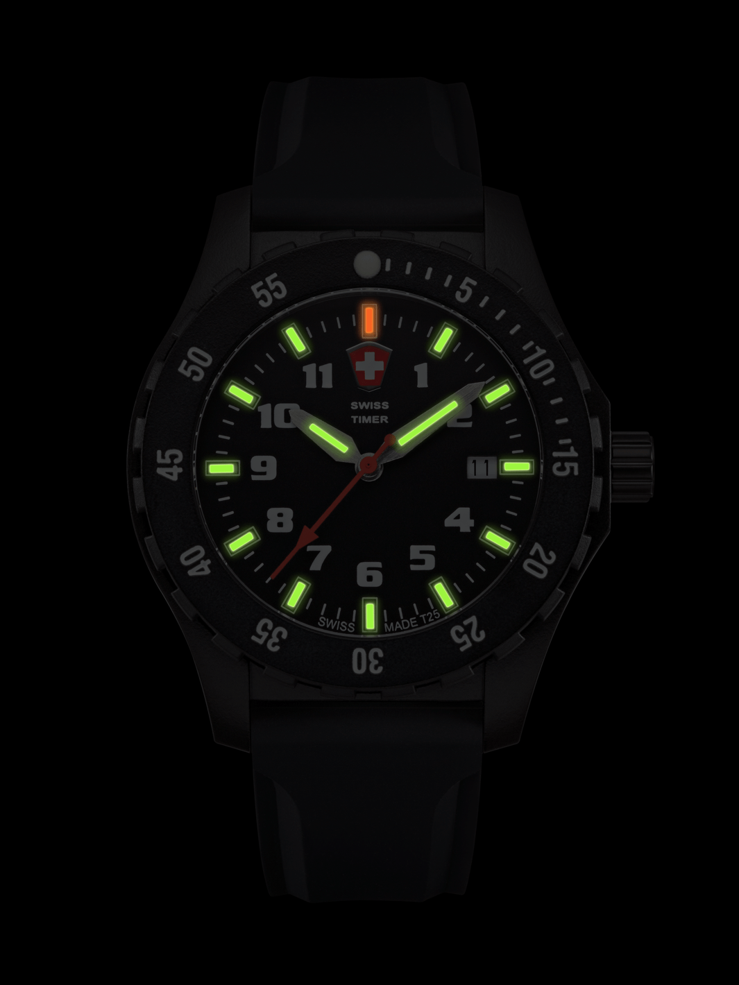 SWISS TIMER Sport H3 Uhr mit Silikonband