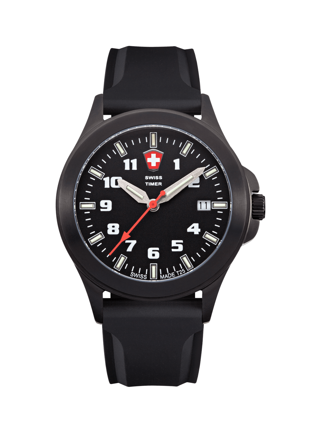 SWISS TIMER Classic H3 Uhr mit Silikonband