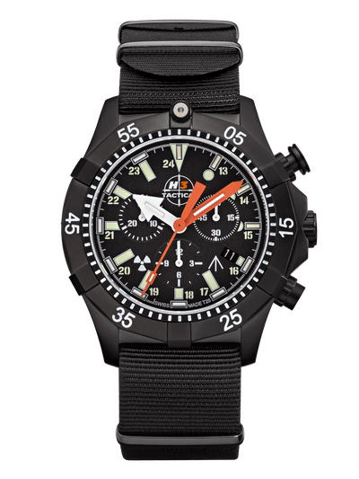 H3TACTICAL Commander Diver Chronograph H3 Uhr mit Natoband