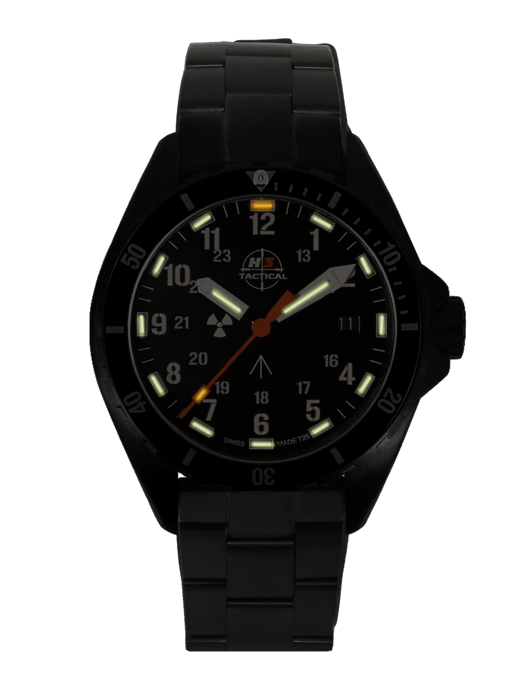 H3TACTICAL Trooper Diver H3 Uhr mit Edelstahlband