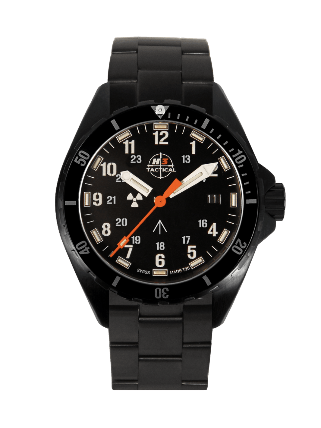 H3TACTICAL Trooper Diver H3 Uhr mit Edelstahlband