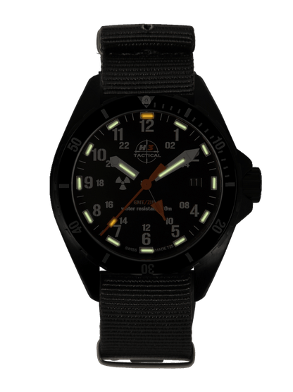 H3TACTICAL Trooper Diver GMT H3 Uhr mit Natoband