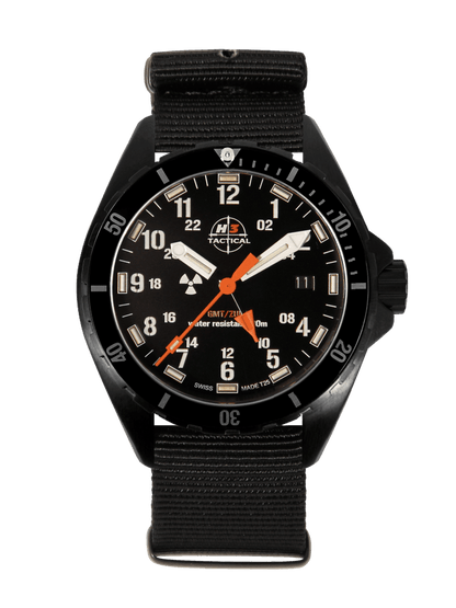 H3TACTICAL Trooper Diver GMT H3 Uhr mit Natoband