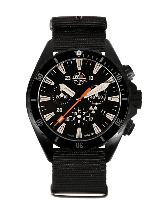 H3TACTICAL Trooper Diver Chronograph H3 Uhr mit Natoband