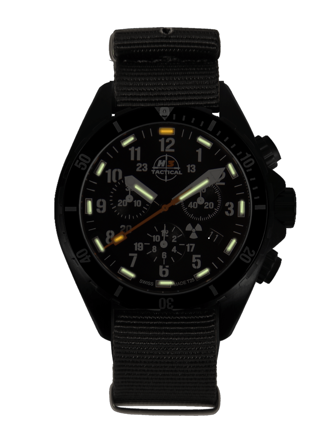 H3TACTICAL Trooper Diver Chronograph H3 Uhr mit Natoband