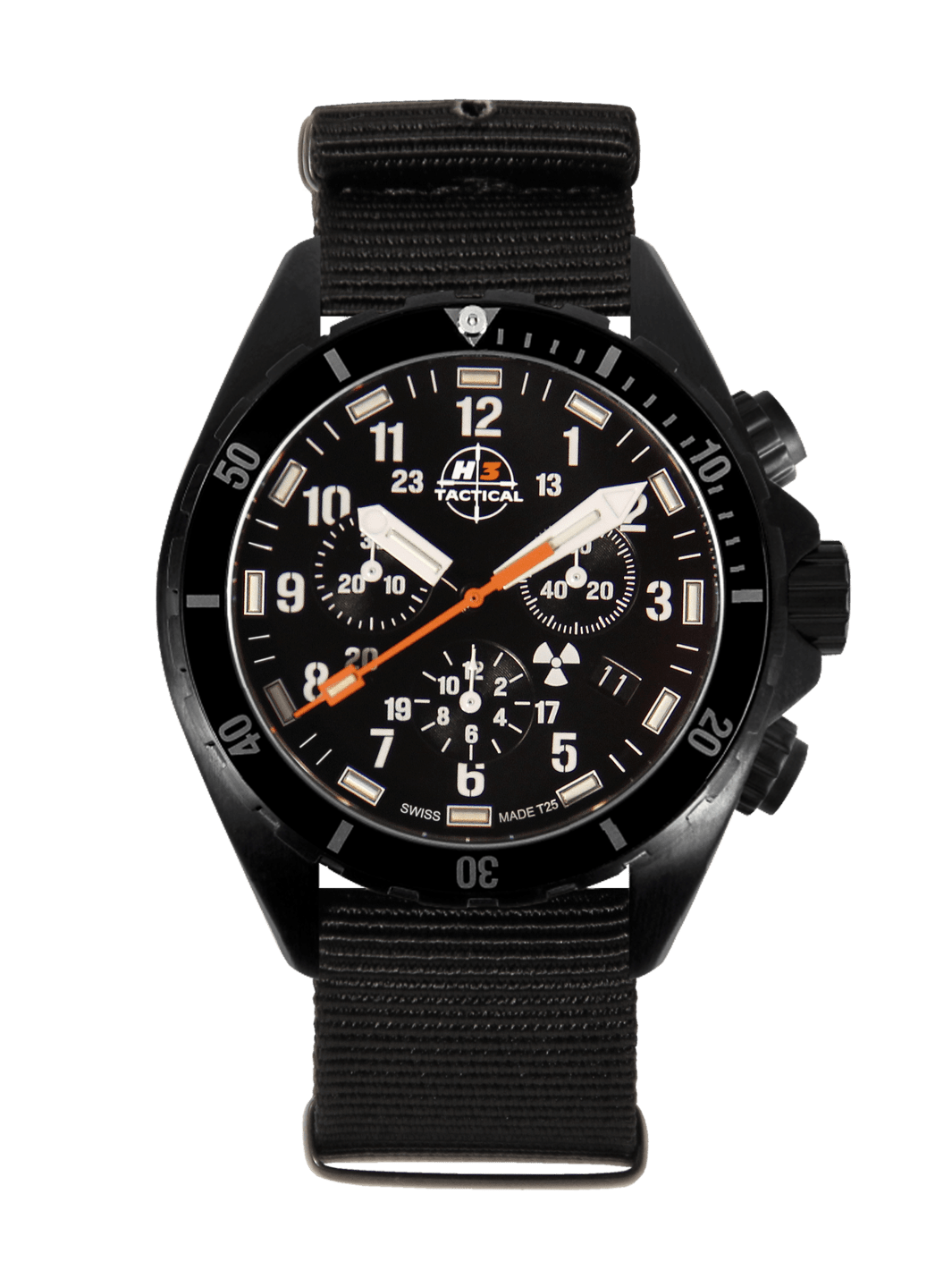 H3TACTICAL Trooper Diver Chronograph H3 Uhr mit Natoband