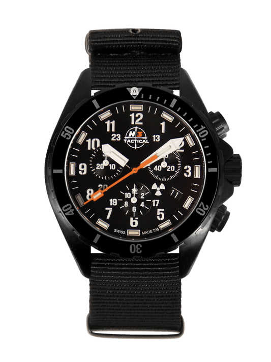 H3TACTICAL Trooper Diver Chronograph H3 Uhr mit Natoband