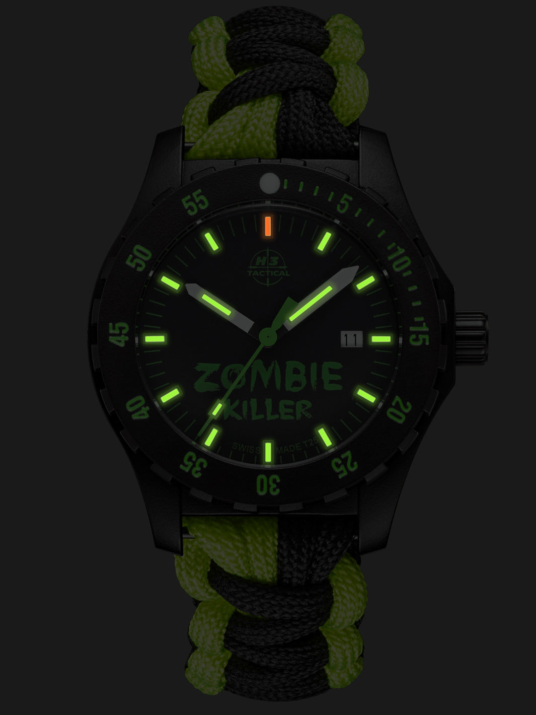 H3TACTICAL Legends "Zombie Killer" H3 Uhr mit Paracordband