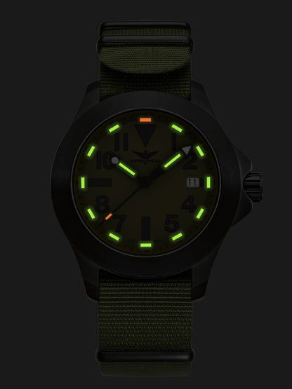 H3TACTICAL Trooper Commando Olive Drab H3 Uhr mit Natoband