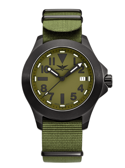 H3TACTICAL Trooper Commando Olive Drab H3 Uhr mit Natoband