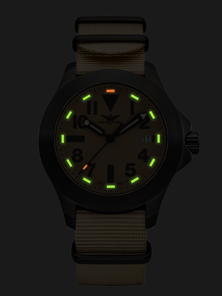 H3TACTICAL Trooper Commando Coyote H3 Uhr mit Natoband
