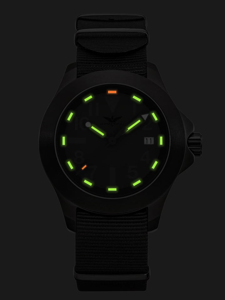 H3TACTICAL Trooper Commando Black H3 Uhr mit Natoband