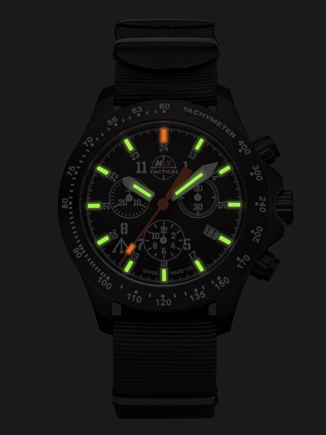 H3TACTICAL Trooper Chronograph H3 Uhr mit Natoband