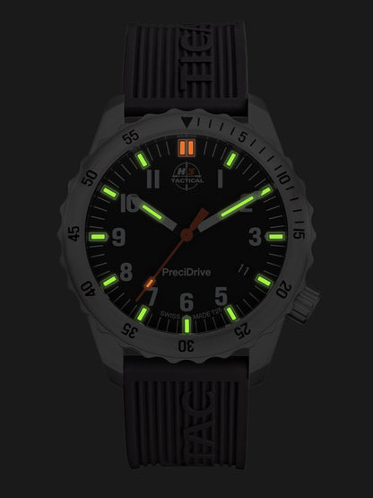 H3TACTICAL S.W.A.T. Diver H3 Uhr mit Silikonband