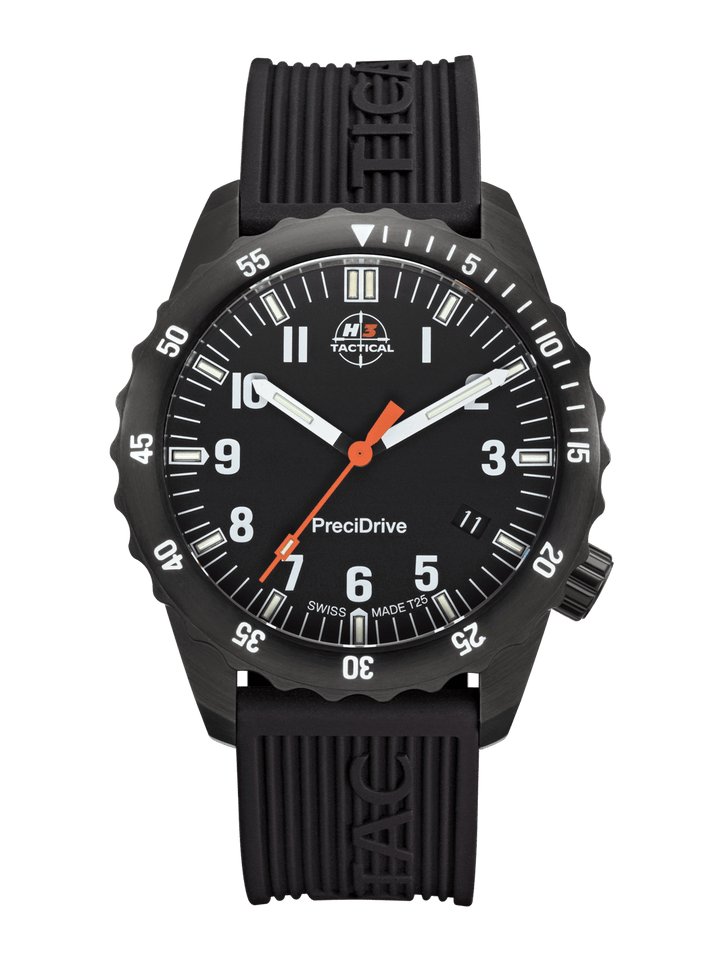 H3TACTICAL S.W.A.T. Diver H3 Uhr mit Silikonband