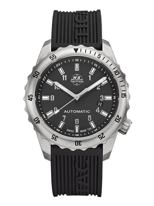 H3TACTICAL S.W.A.T. Diver Automatik H3 Uhr mit Silikonband