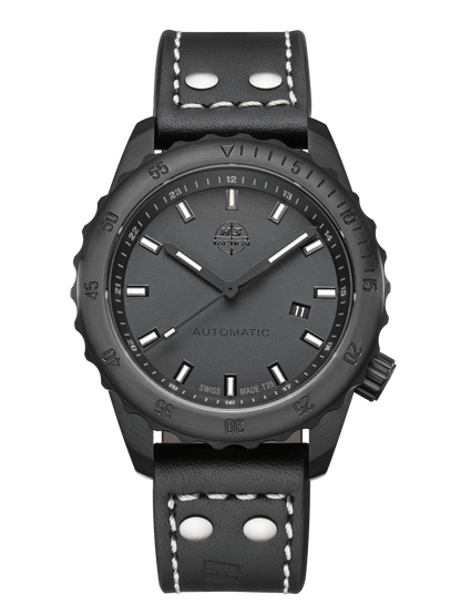 H3TACTICAL S.W.A.T. Diver Automatik H3 Uhr mit Lederband