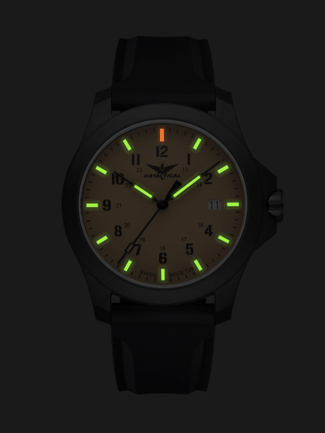 H3TACTICAL TTP 500 H3 Uhr mit Silikonband