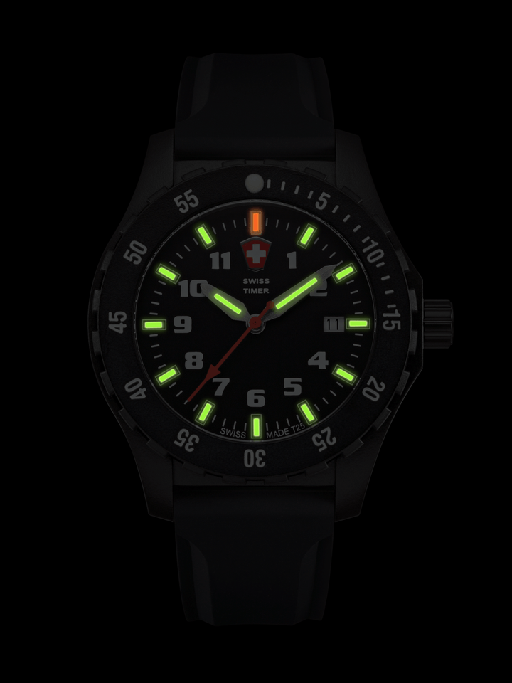 SWISS TIMER Sport H3 Uhr mit Silikonband